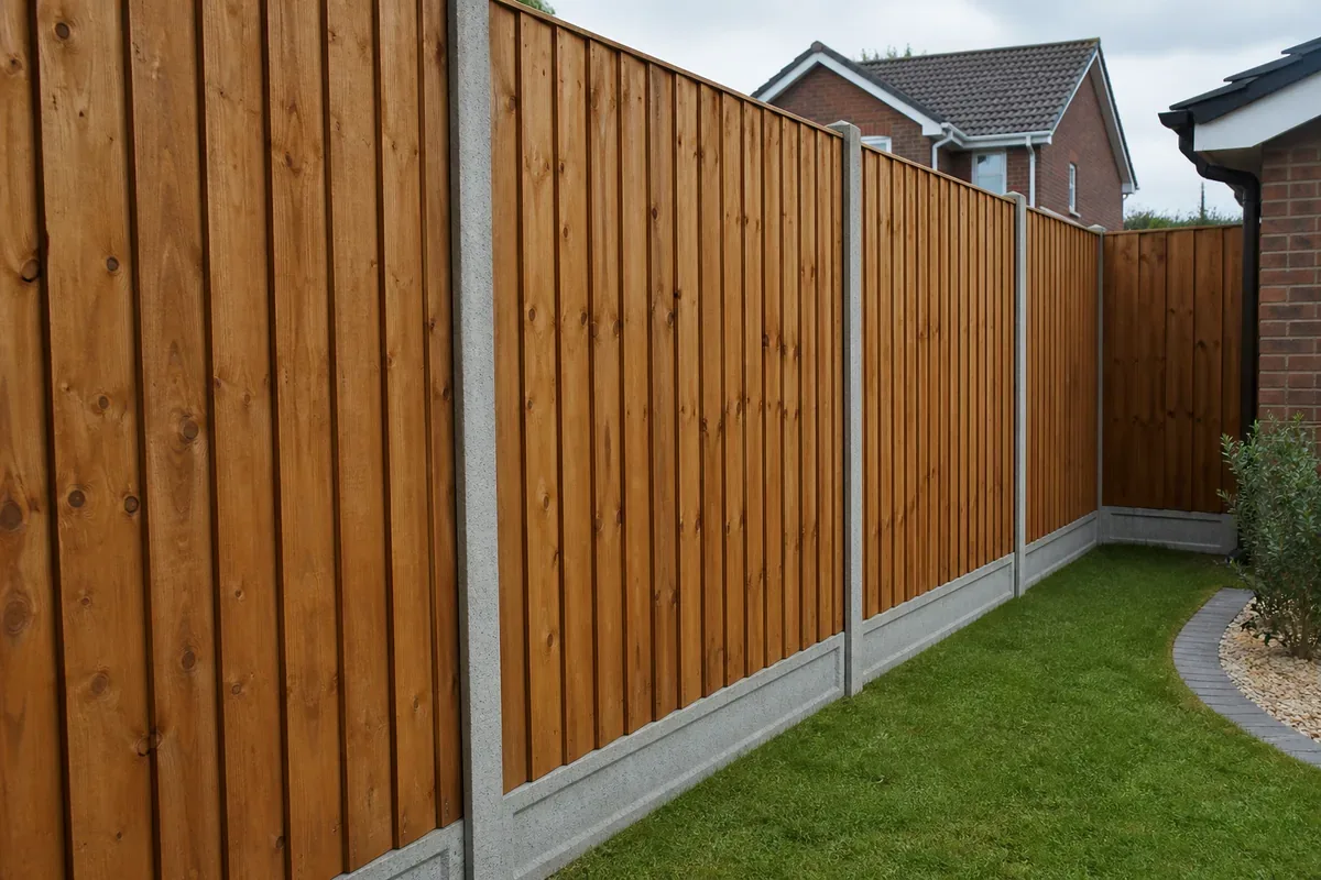 Closeboard wooden fencing installed in West Bromwich