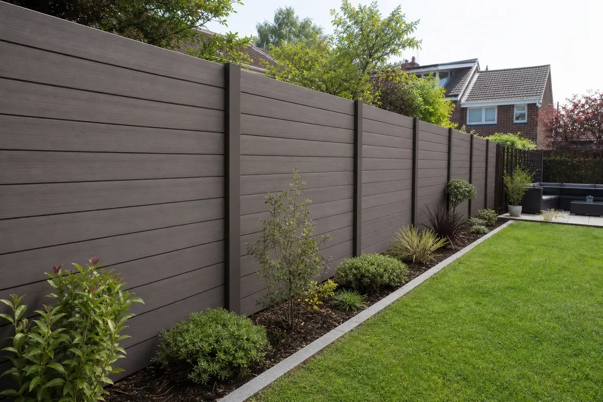 Low maintenance composite fencing in West Bromwich