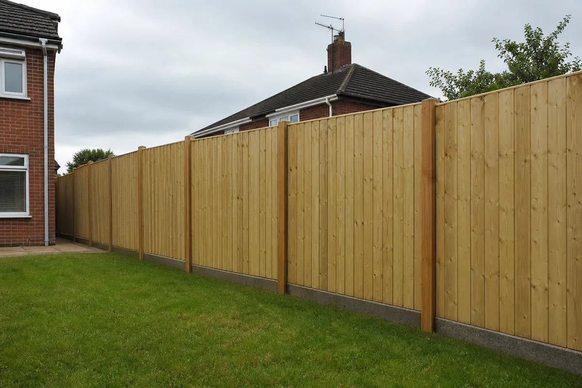 Garden fencing in Great Barr, West Bromwich